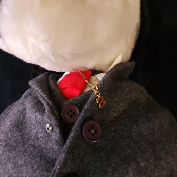 Vintage Snoopy Peanuts Plush Toy 1968 20” Tall W/ Business Suit Tie & Chain Rare - Picture 3 of 15